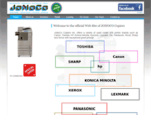 Tablet Screenshot of jonococopiers.com